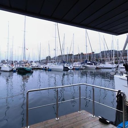 Hausboot Fjord Meeresbrise Mit Dachterrasse In フレンスブルク エクステリア 写真