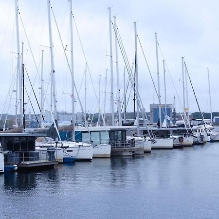 Hausboot Fjord Meeresbrise Mit Dachterrasse In フレンスブルク エクステリア 写真